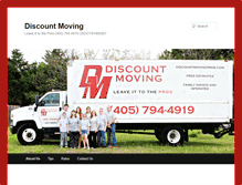 Tablet Screenshot of discountmovingpros.com